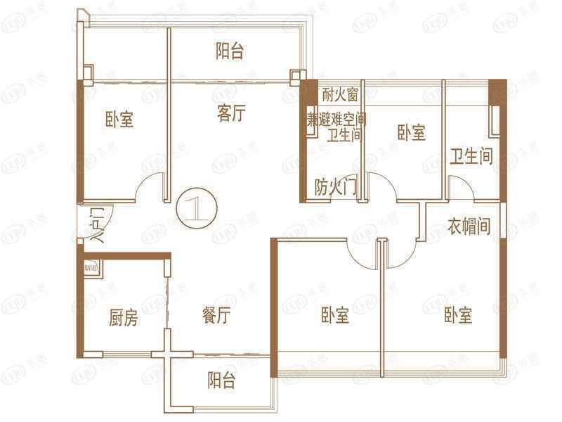 打造99/102/121㎡複式四房戶型,採用高實用率,創新垂直咬合式設計