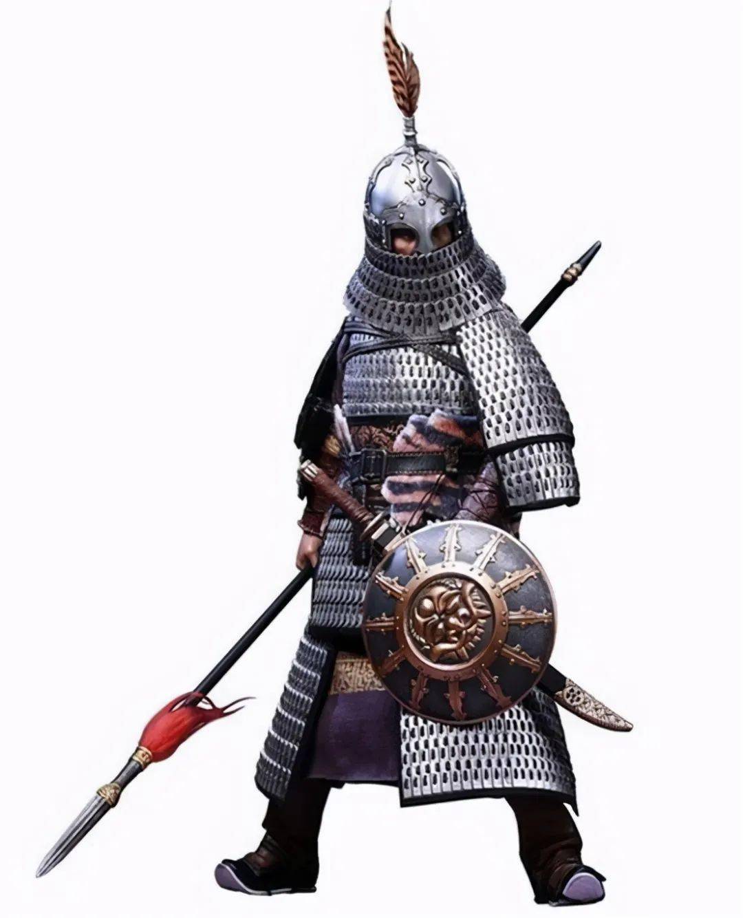 元朝盔甲元代起于蒙古游牧民族,为了保持强大的机动性,元代对铠甲的