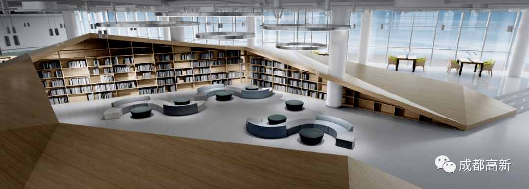 成都高新区这个大型图书馆年内呈现多图探馆