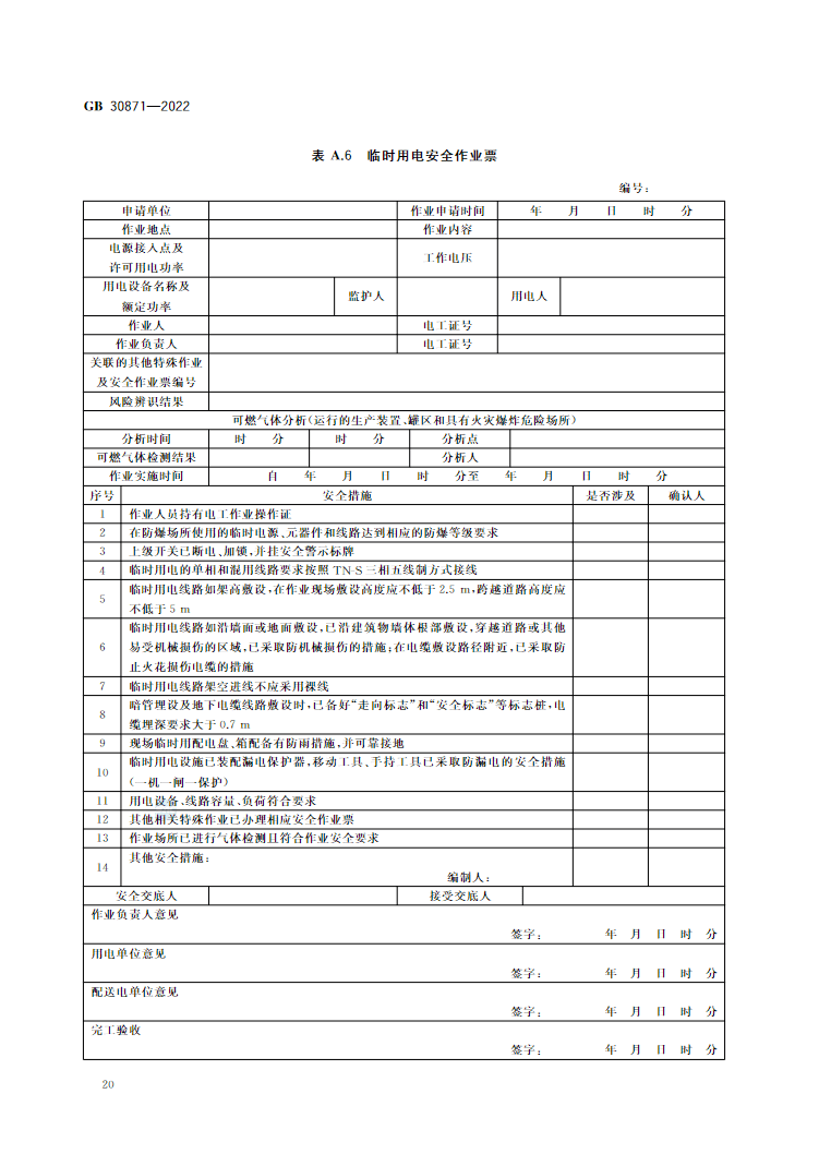 gb308712022正式发布全部强制部分动火作业需全程录像
