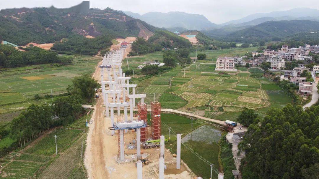 南玉高铁南湛高速建设又有新进展