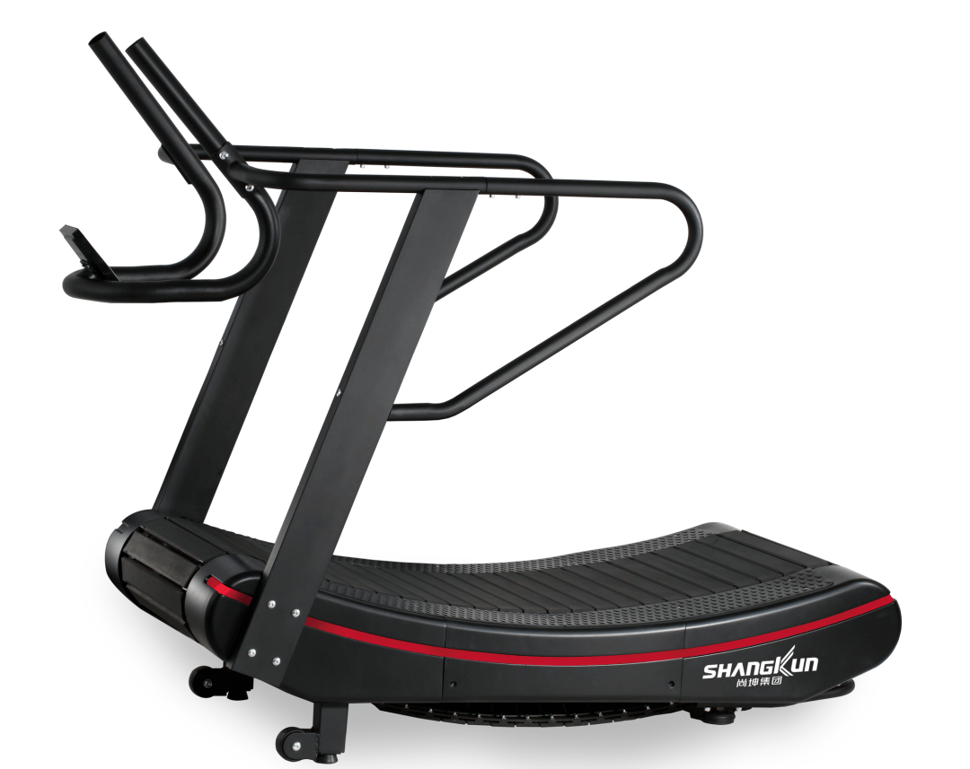 跑步者的跑步机锻炼短跑锻炼以提高耐力