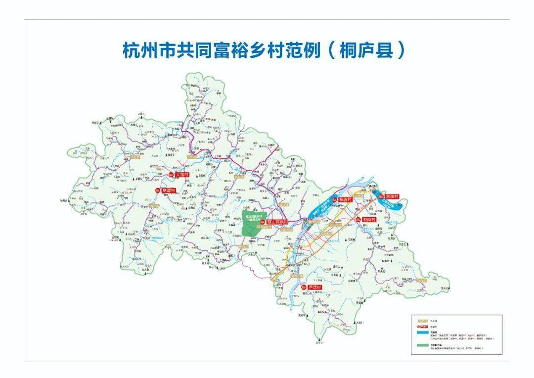 桐庐县富春江镇地图图片