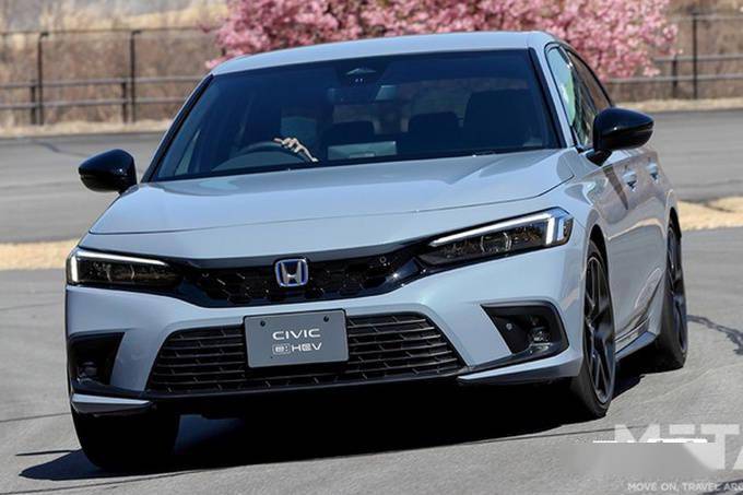 本田思域混动版实车街拍四季度国产发布搭20l