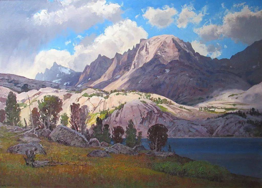 美国画家兰尼·格兰特的油画风景艺术作品_绘画_画作_lanny