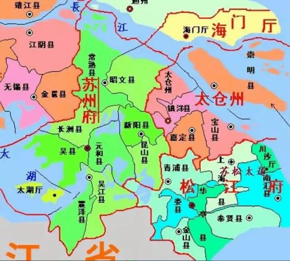 上海是如何一步步脱离江苏“独立”的?_苏州_松江府_华亭县