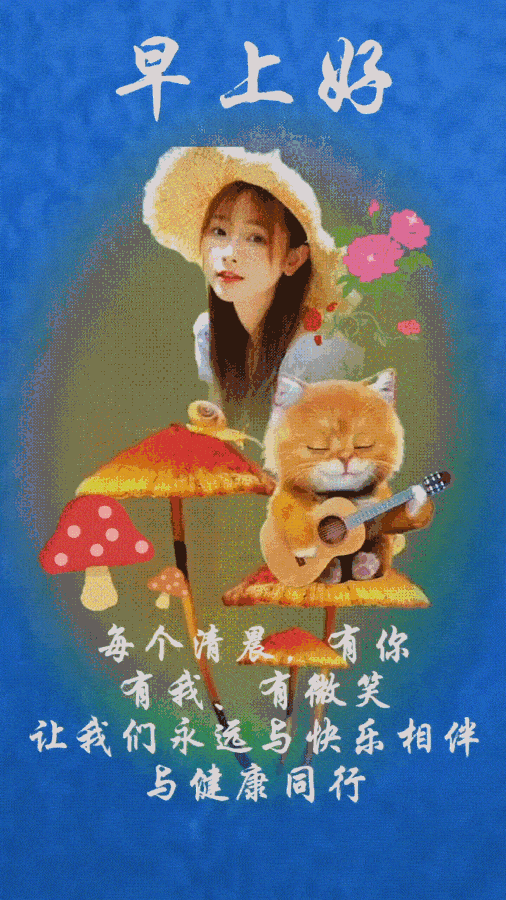 最新创意好看的早上好图片带祝福语不用打字聊天的春天早上好问候祝福