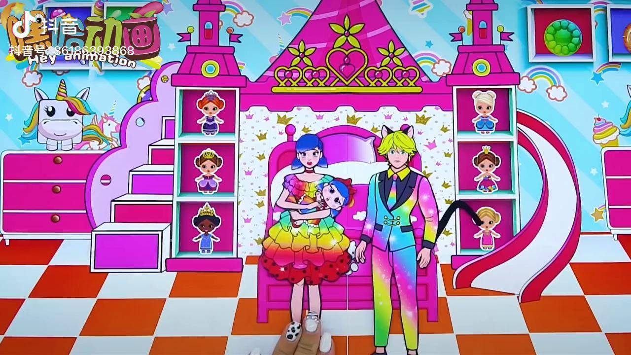 纸娃娃动画小女孩天生拥有魔法强大力量误伤了妹妹最终团圆动画定格