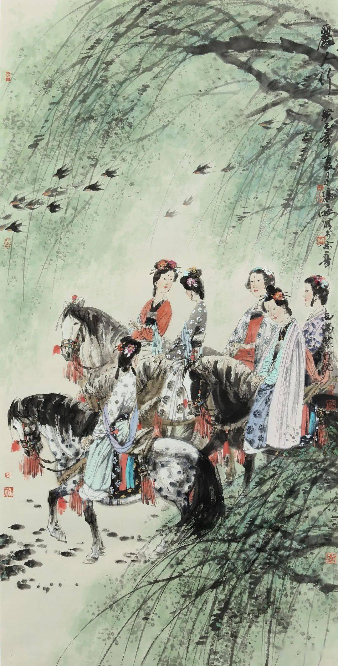 无尽意痕冯远咏怀诵贤古典题材书画作品展