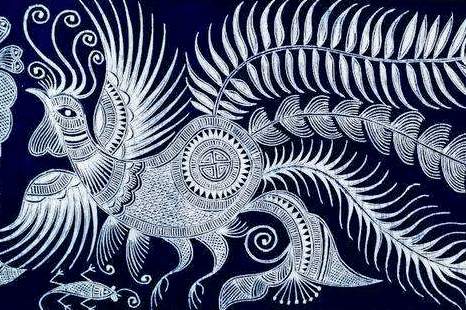 苗族蜡染文化元素与现代家具的融合绝了