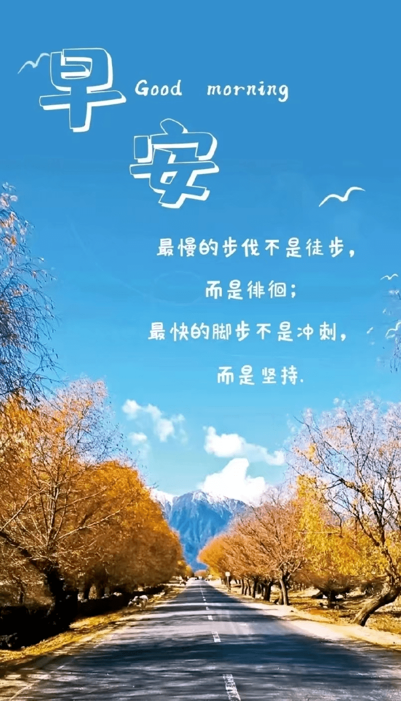 早安周末励志语录|最快的步伐不是冲刺,而是坚持_心情_人生_时候