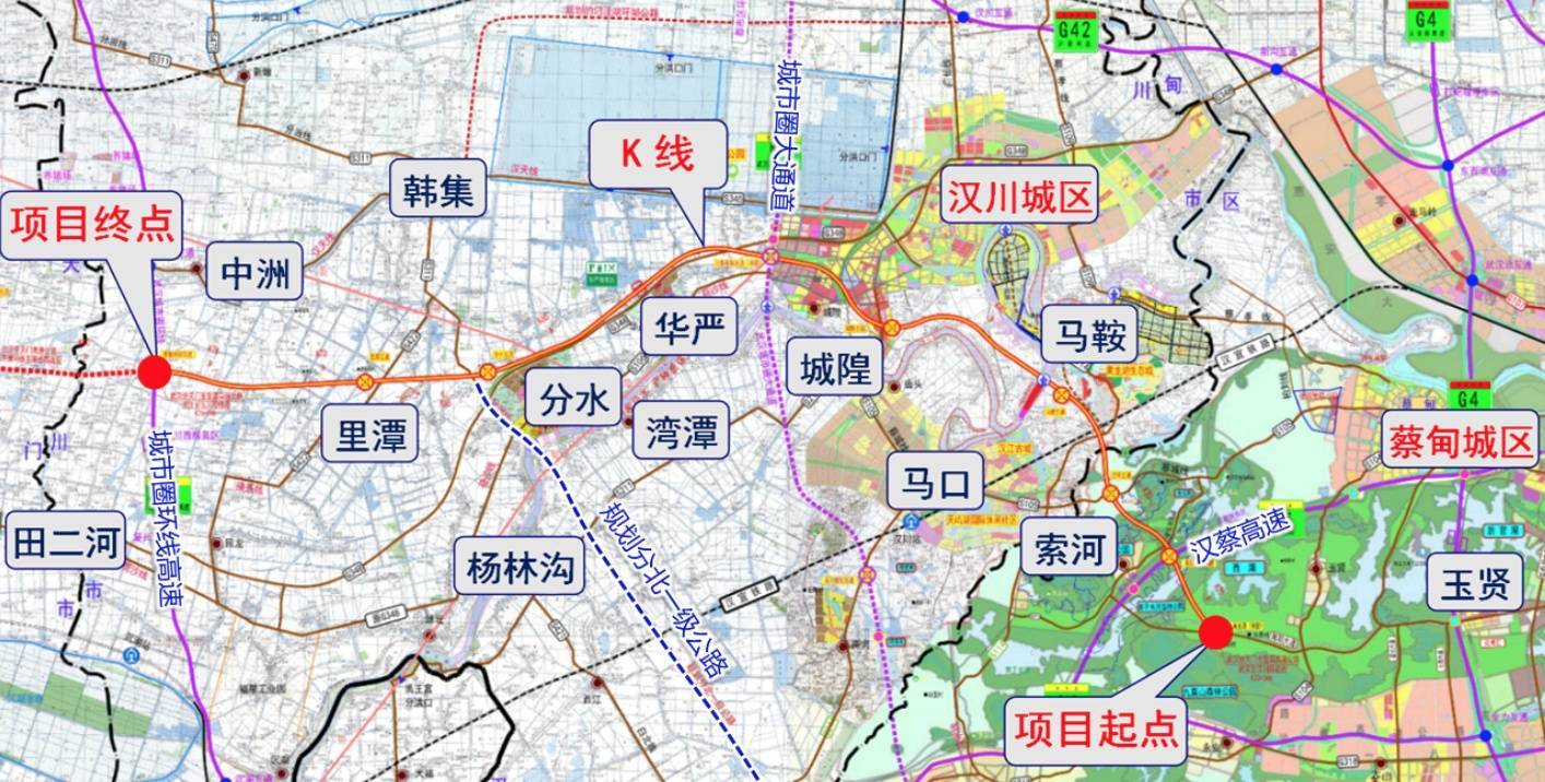 武天高速武汉至汉川段开工武汉至天门首开直达高速