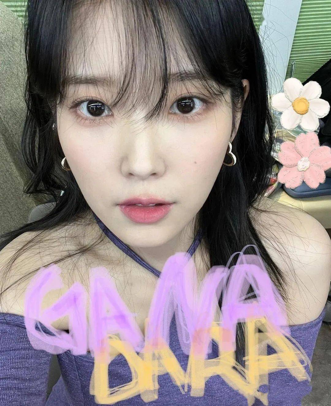 iu新发型高层次锁骨发清爽减龄