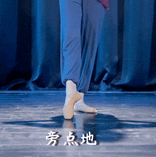 点步分前,旁,后点地,即点步动作可以在支撑脚的前后左右.