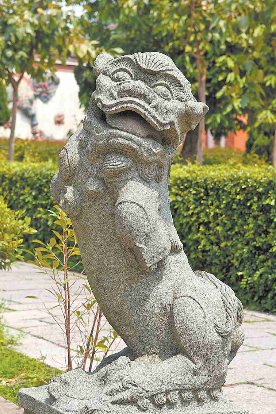 融合两岸情的泉州风狮爷