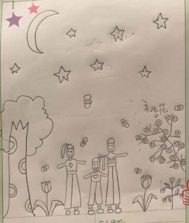 凌云2班绘画日记之一起去散步