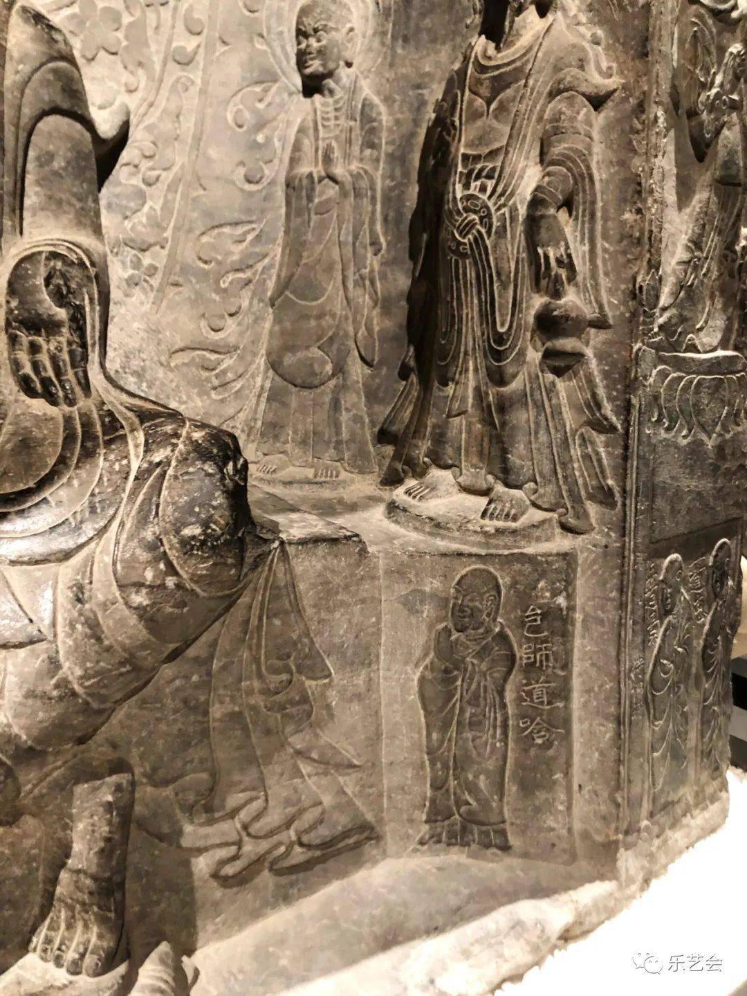 北魏孝昌元年弥勒造像碑精赏下篇刘海龙分享河南博物院佛造像系列