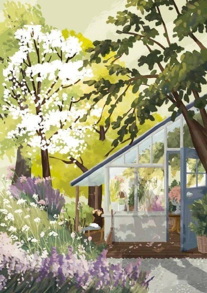 插画| 与平静相伴的日子,柔软而开阔_惠特曼_门诺克_光亮