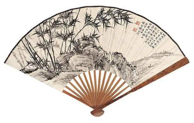 他画竹,丰神潇洒