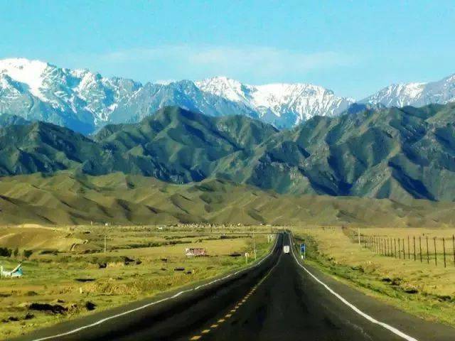 公路_国道_沙漠