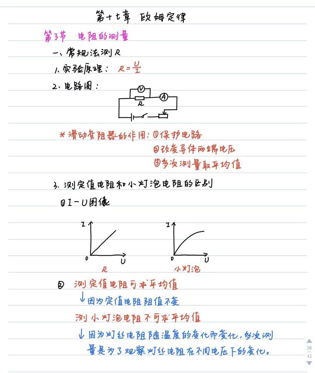 初中物理電學基礎筆記—歐姆定律_經典_電阻_大全