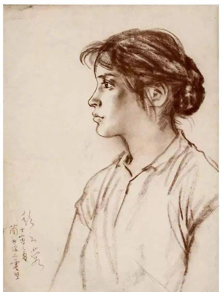 中国美院教授李震坚人物与风景速写