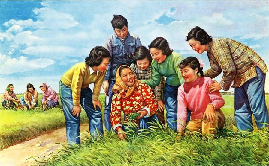 怀旧50年代的年画(15)_中国_孩子_人们