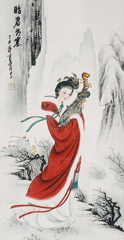 竦动左右丰容靓饰,光明汉宫《汉书匈奴传》记载之称:汉元帝将昭君出塞