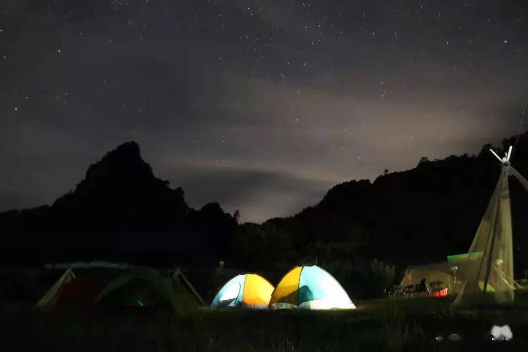 烟霞山萤火虫图片