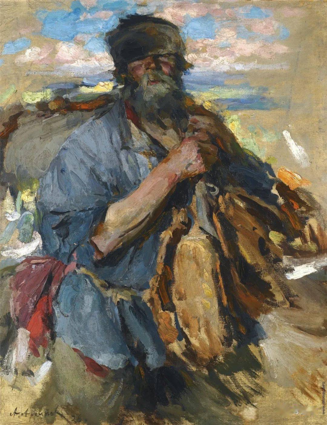 写生啦颜色泼辣笔触奔放丨阿尔希波夫人物作品