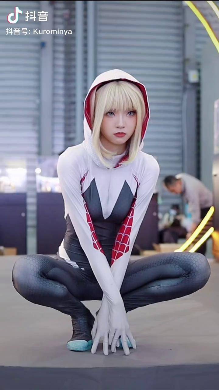 大家新年快乐cosplaycos二次元漫展动漫漫威蜘蛛侠蜘蛛格温