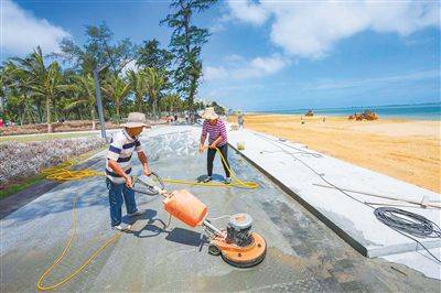 海口西海岸贯通更新工程：海滩添彩气象新_施工_部分_陈元才