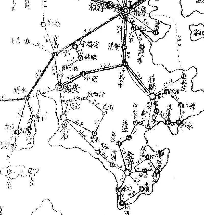 图111949年9月晋江解放,当时全县设有晋江,安海