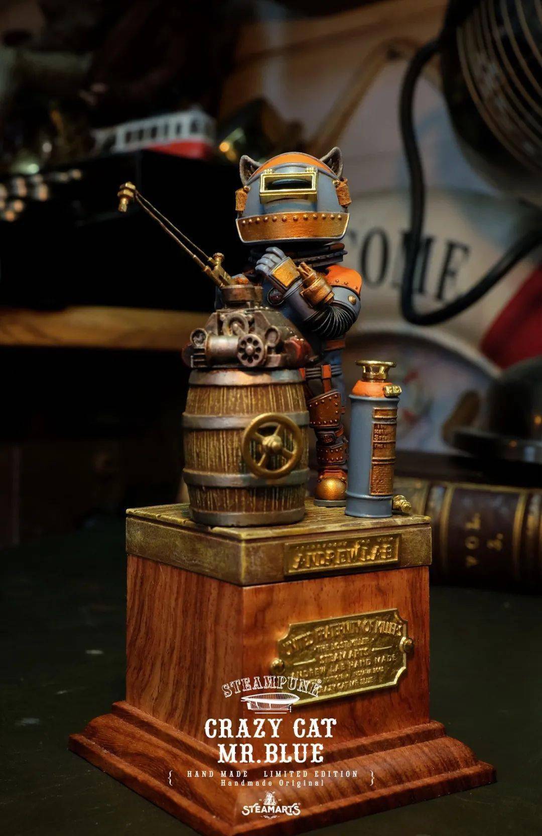 新品预定蒸汽工厂steamarts145cm高机械师1号mrblue