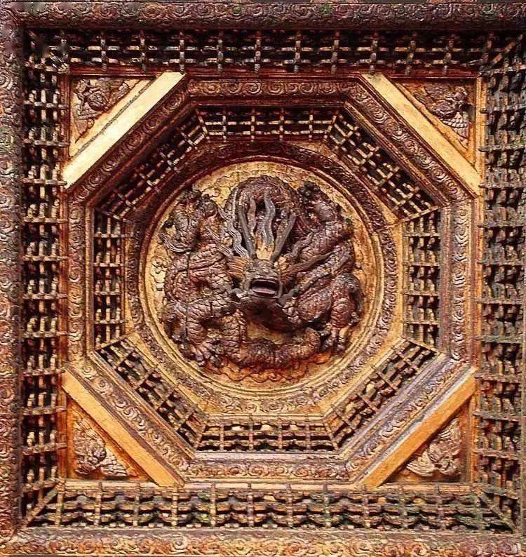 中国古建筑藻井