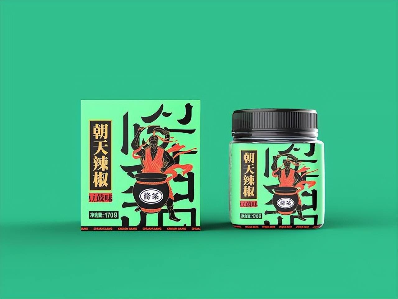 别具一格的辣椒酱品牌 风格调性/产品诉求/颜值一个不能少_包装_设计