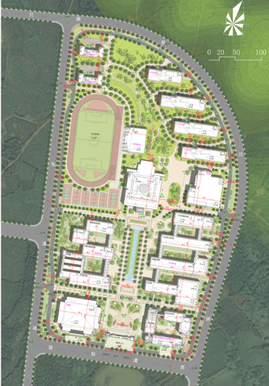 效果圖曝光這所大學將在光谷建新校區