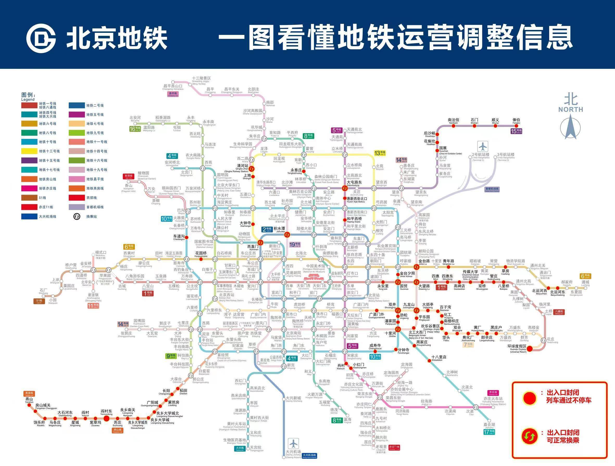 北京地鐵封閉車站彙總_換乘_西直門_房山