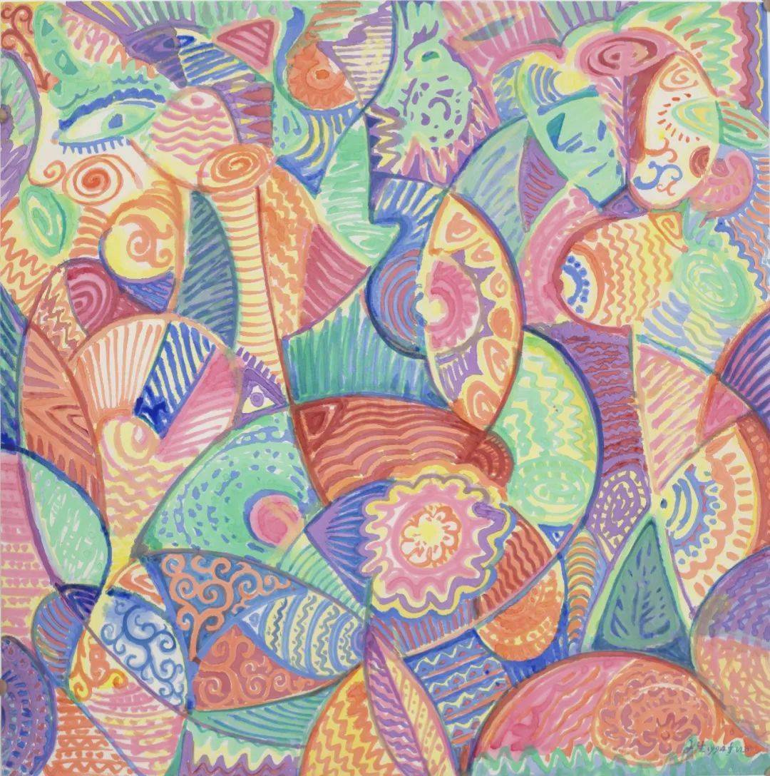 艺起前行云展览神与物游刘海粟美术馆馆藏赵谦森作品研究展