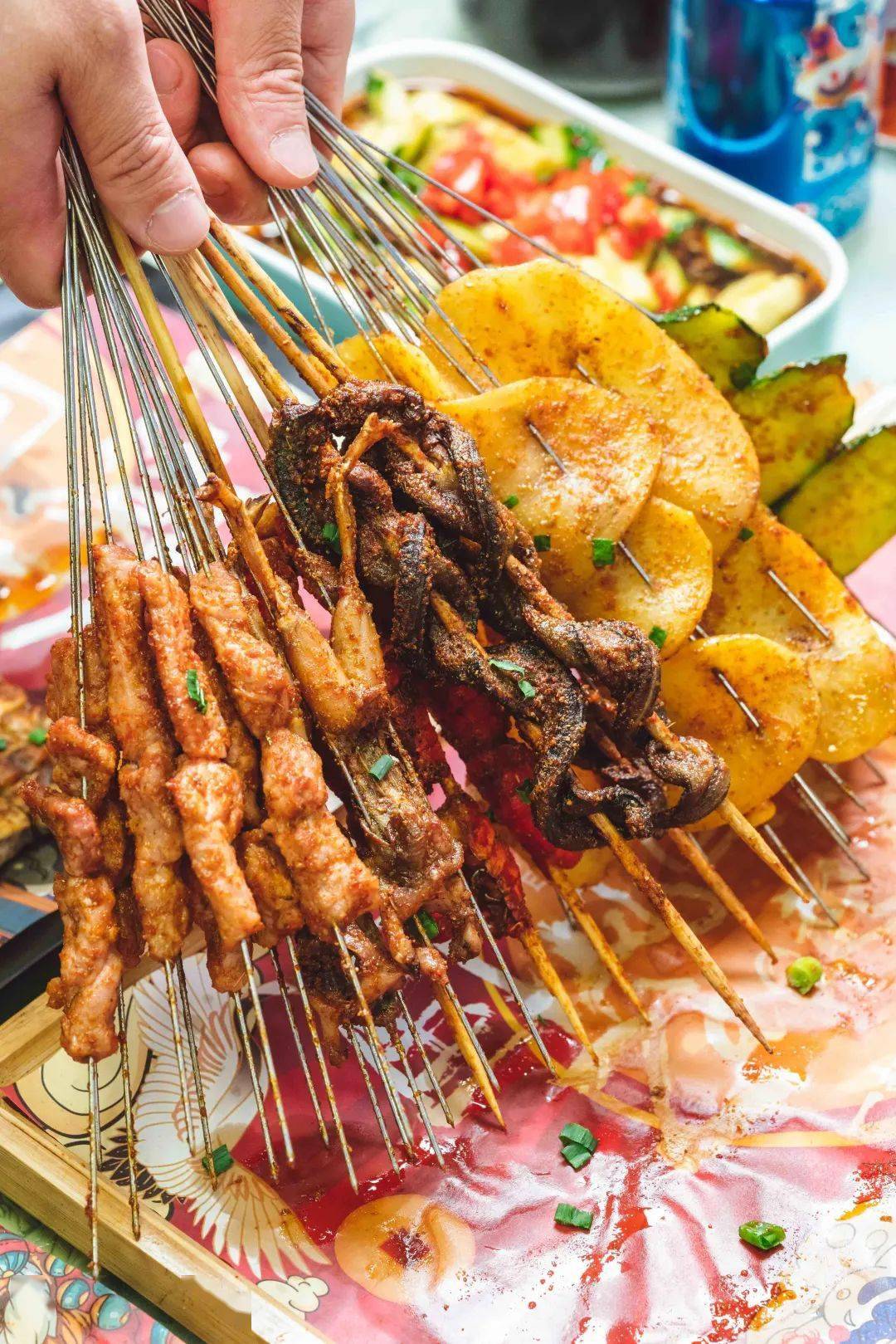 炙天天烧烤599元抢购23人餐烤鳝鱼烤虾球烤牛蛙收藏打卡还送雪碧可乐