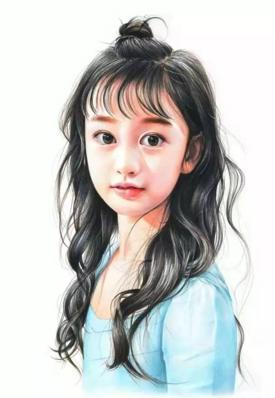 一波彩铅人物头像的学习与技巧