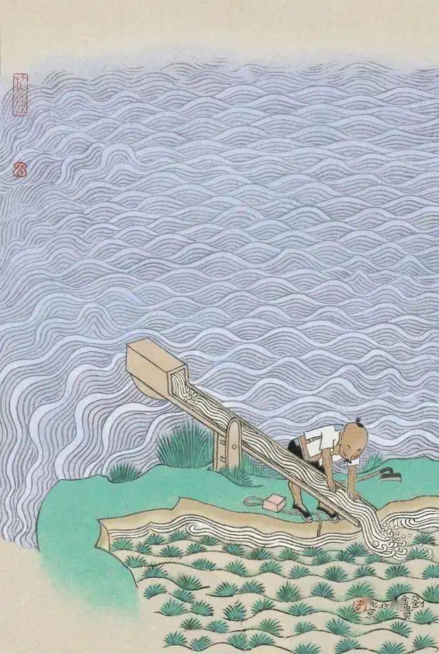 刘金贵 作品_中国画系_人物_苗家