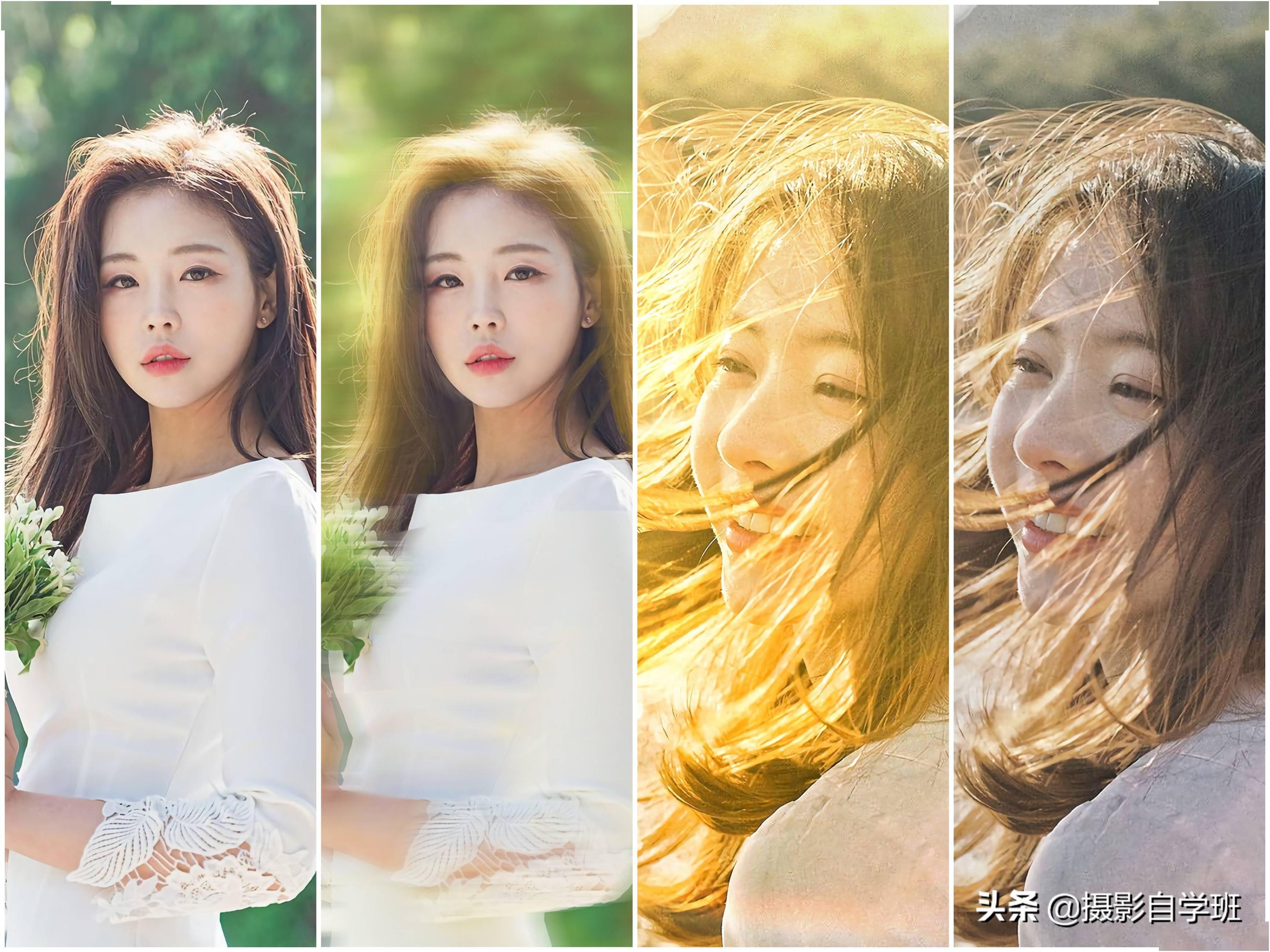 逆光照片咋拍好看,发光发丝用手机咋修出来,这篇摄影教程全讲_面部