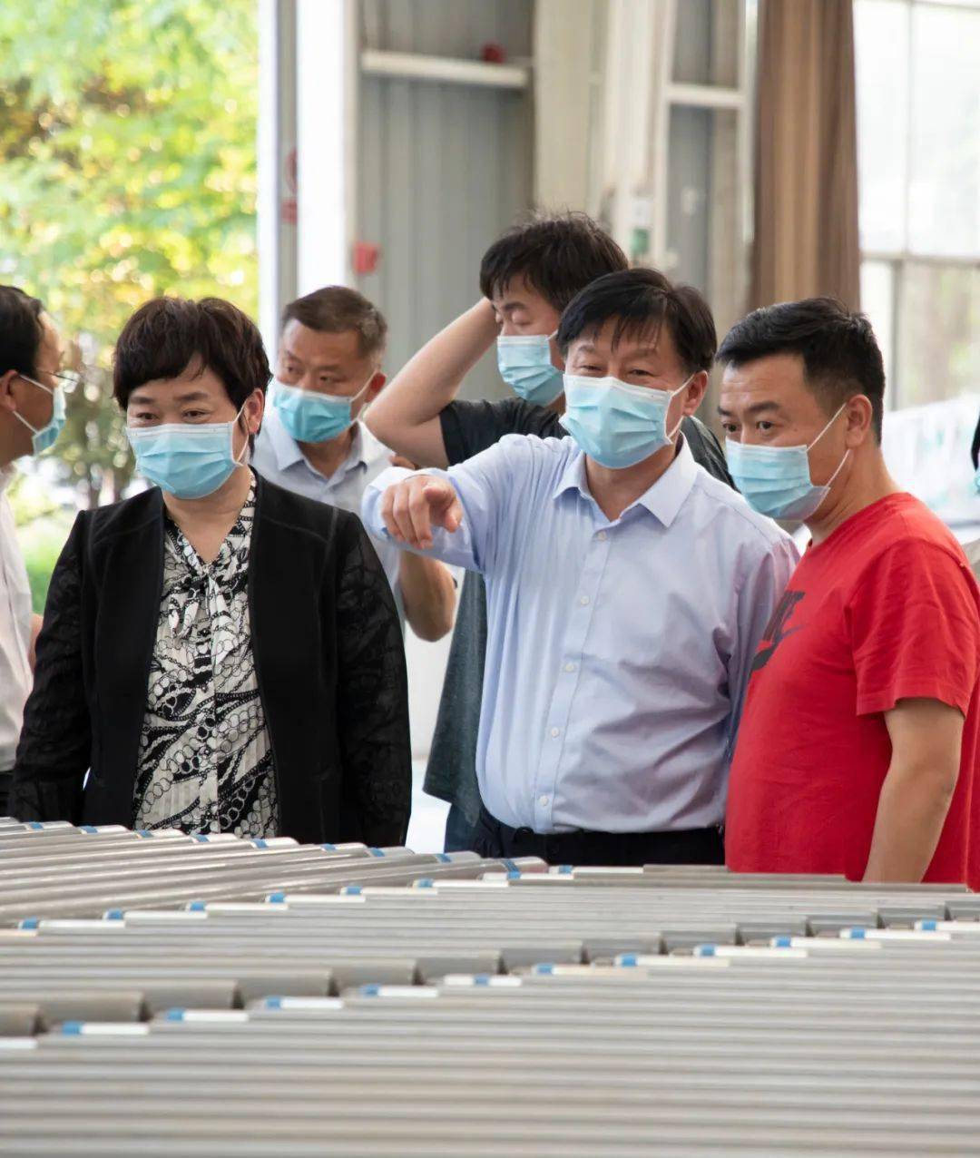 县委书记曹拥军调研重点项目复工复产工作