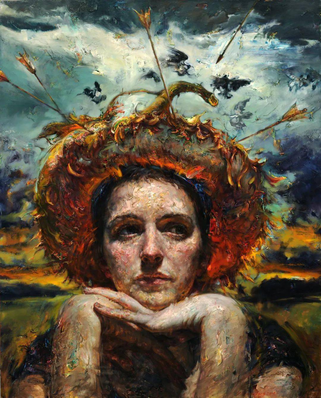 victor wang|当代美籍华人具象艺术家_丰邦_大学_获得了