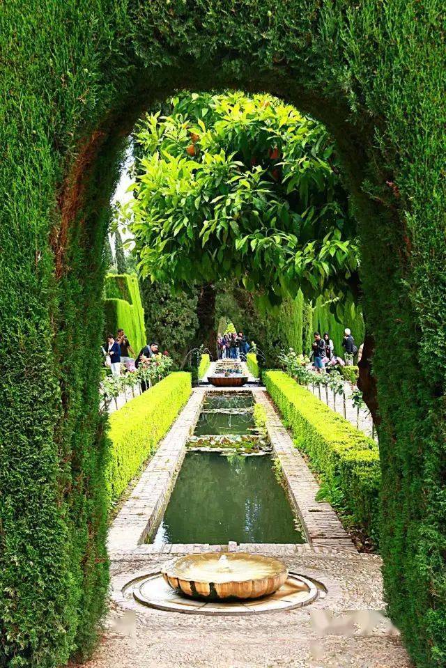 阿尔罕布拉宫的花园