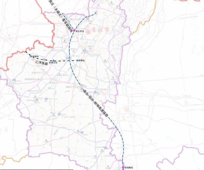 淮宿蚌鐵路全線位於安徽省北部,項目全長162.