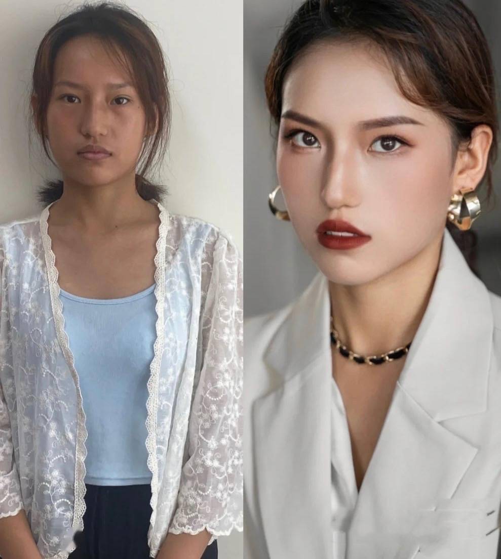 素人改造前后对比图造型师堪比整容师你还敢不好好打扮吗