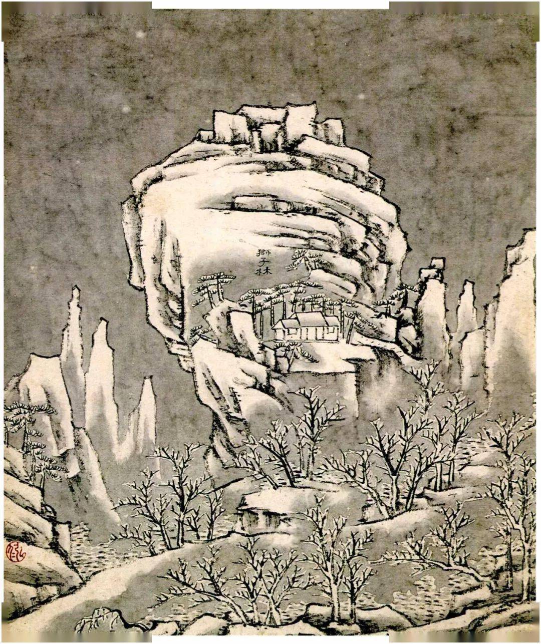 渐江黄山图60幅,清新苍劲_图册_倪瓒_故宫博物院