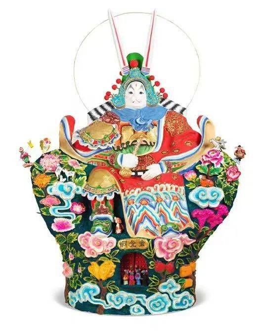 泥彩塑《金光洞兔儿爷》泥彩塑《兔儿爷》泥彩塑《呱嗒嘴兔儿爷》泥